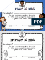 CERTIFICADO DO LEITOR