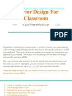 Interior Design For Classroom: A Guid From Dshelldsign