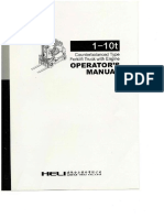 Heli Forklift 1-10t-K-Series Operator Manual