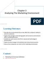 Chapter 3 Analyzing Marketing Environment