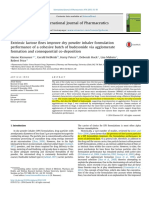 Extrinsic lactose fines improve dry powder inhaler performance