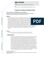 Bone Mechanical Properties in Healthy and Diseased States