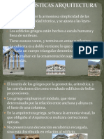 Características Arquitectura Griega