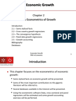 Economic Growth: The Econometrics of Growth