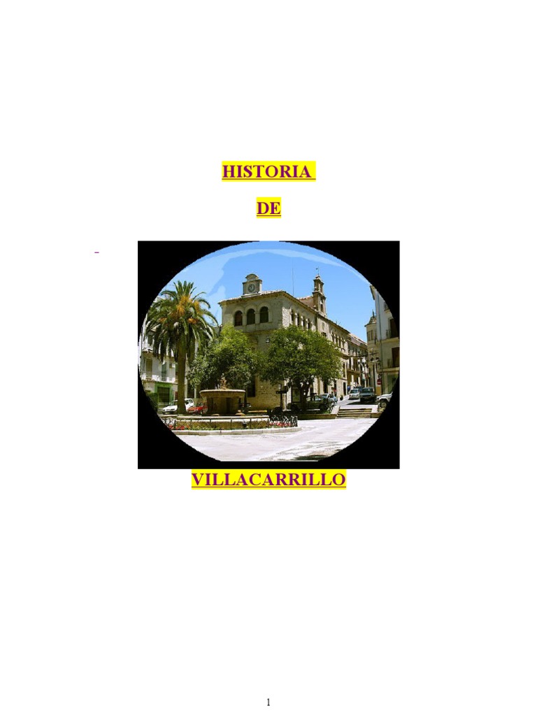 Historia de Villacarrillo PDF