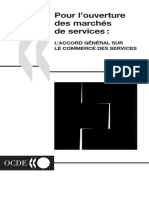 Pour l’Ouverture des MarchS de Services l’Accord GNRal Sur le Commerce des Services. by OECD