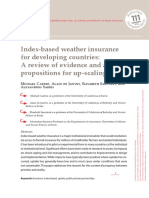 Ferdi p111 Index Based Weather Insurance For Developing Countries A Review