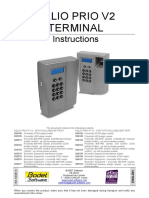 Kelio Prio V2 Terminal: Instructions