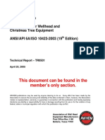 AWHEM TR0501 Review Specification For Wellhead and Christmas Tree Equipment (Cover)