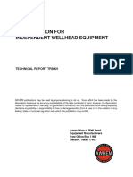 AWHEM TR9301 Specification For Independent Wellhead Equipment