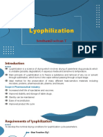 Lyophilization: Senthamil Selvan T