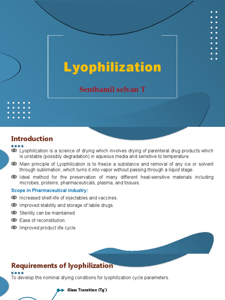 Optimizing the Lyophilization Process A Guide to Determining Critical