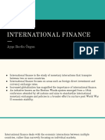 International Finance by Ayşe Berfin Özgen