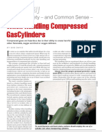 When Handling Compressed Gascylinders: Today