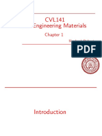 CVL141 Introduction to Civil Engineering Materials