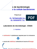 Chap 2 Nutrition Bactérienne