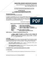 Modelo Escrito de Excepción de Improcedencia de Acción - Autor José María Pacori Cari