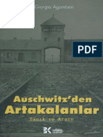 5408-Auschwitzden Arda Qalanlar (Taniq Ve Arshiv) - Giorgio Agamben-Ali Ehsan Bashgul-1999-181s