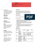 Electrical Engineer Seeking New Opportunities