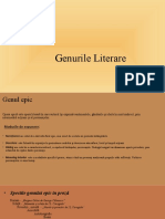 Genurile Literare