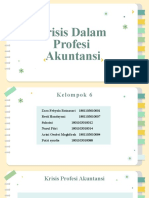 Kelompok 6 - Krisis Dalam Profesi Akuntansi