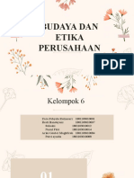 Kelompok - Budaya Perusahaan Dan Etika