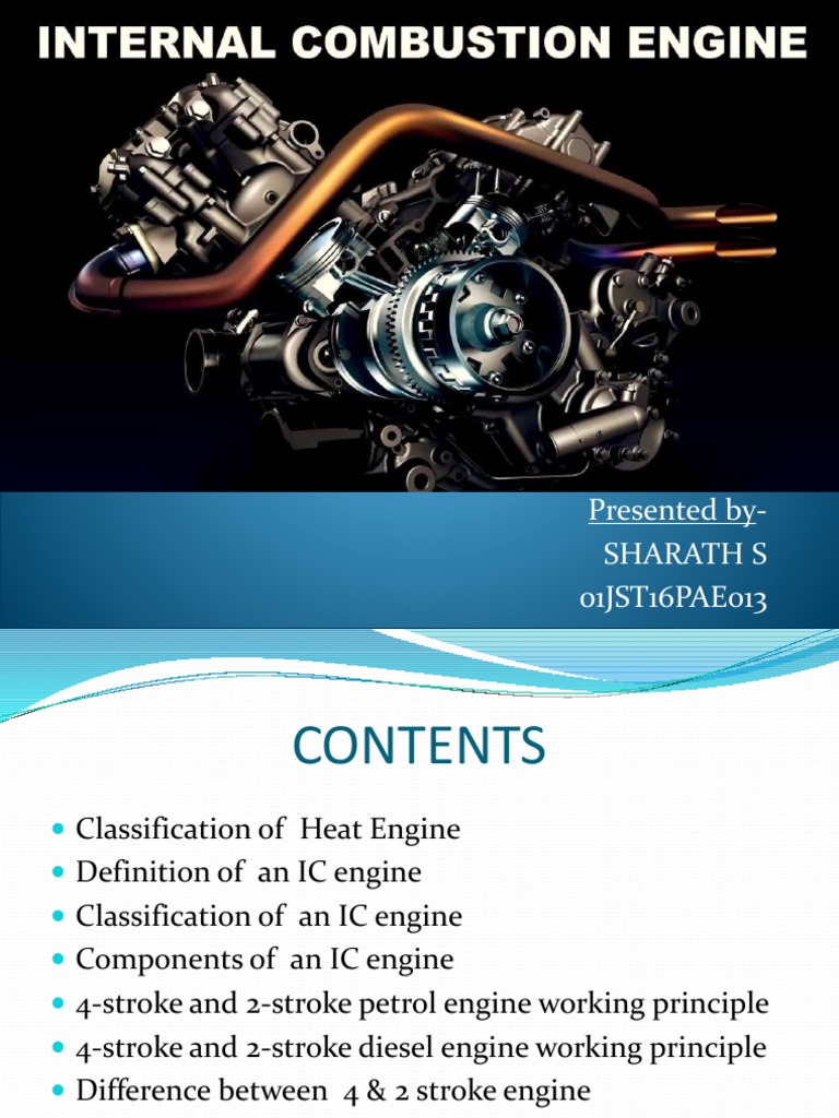 IC Engine Classification and Principles | PDF | Internal Combustion ...