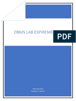 Dbms Lab Expirement-7: Jenma Maria Binoy Rollno 34 S7 Intmca