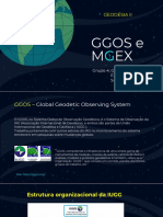 GGOS e MGEX: Sistemas globais de observação geodésica