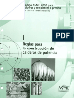 ASME SEC 1- Reglas Para La Construccion de Calderas de Potencia (Español)