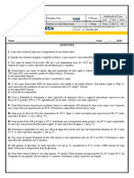 Calorimetria e mudança de estado