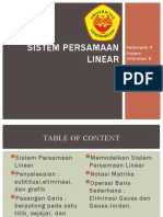 Sistem Persamaan Linear