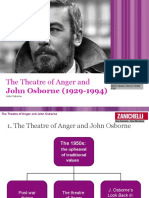 Theatre of Anger and John Osborne's Look Back