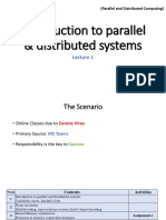 Introduction to Parallel & Distributed Computing