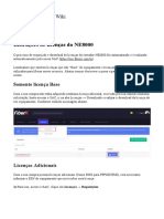 Instruções para licenças do roteador NE8000
