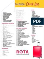 Rota Chek List de Viagem Completo