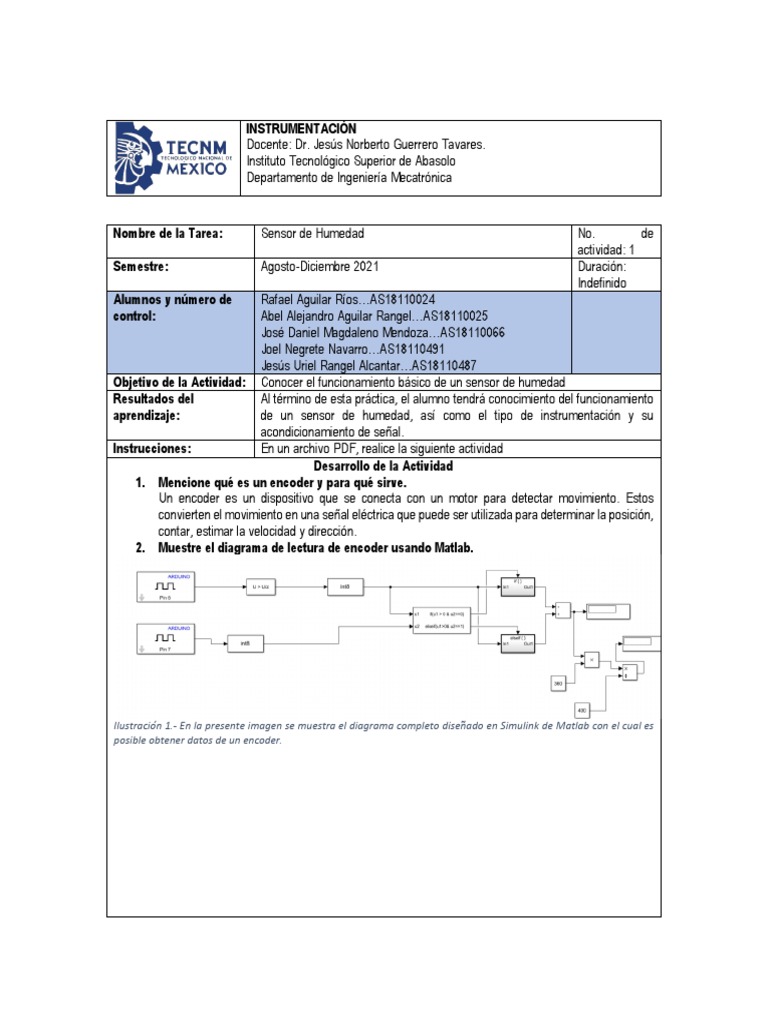 Uso de Encoders en Simulink y Matlab | PDF | Matlab | Software