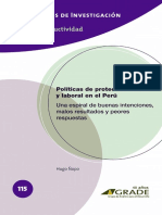 Políticas de Protección Social y Laboral en El Perú-Hugo Ñopo