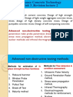 Mix Design-: Advanced Non-Destructive Testing Methods: Ground