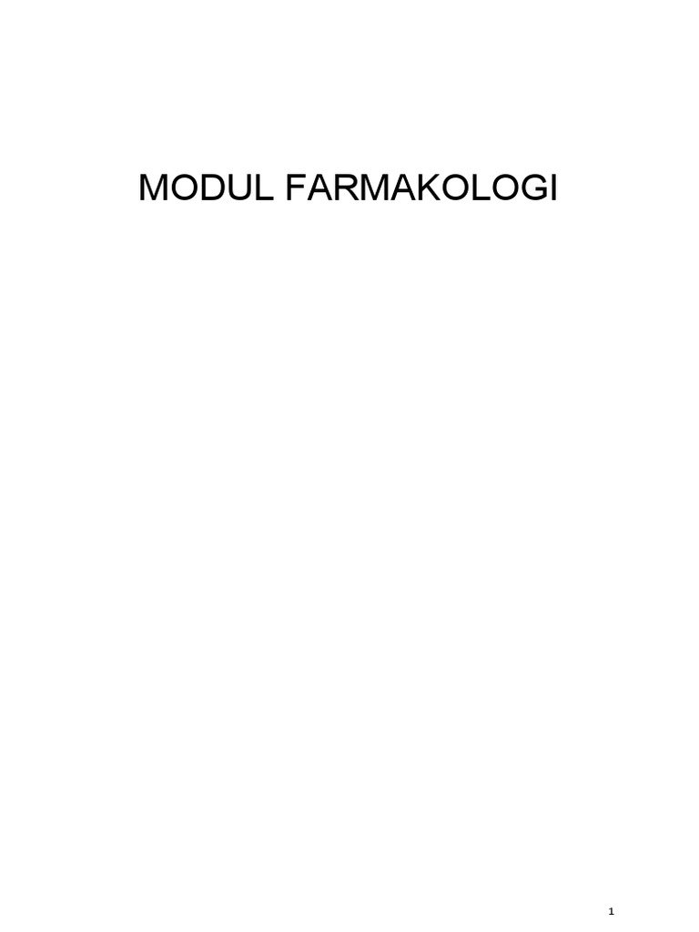 Modul Farmakologi Pdf