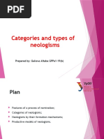 Types of Neologisms