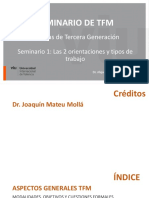 Terapias de tercera generación: seminario sobre orientaciones y tipos de trabajo