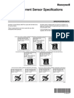 Din-Mon Current Sensor Specifications: Specification Data