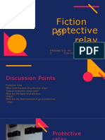 Fiction of Protective Relay: Presented BY Sakib Mahmu D Simanto 1 7 - 3 4 061 - 1