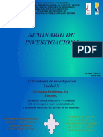 SEMINARIO DE INVESTIGACIÓN I Unidad II