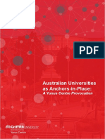 Australian Universities As Anchors-in-Place:: A Yunus Centre Provocation