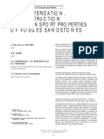 1997.yao - Characterization, Reconstruction and Transport Propertes of Vosges Sandstones