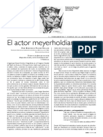 El Actor Meyerholdiano (Beatrice Picon-Vallin)