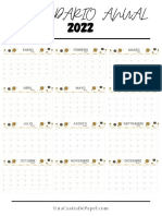 Calendario Anual 2022 - UnaCasitaDePapel