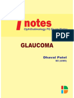 Notes: Glaucoma